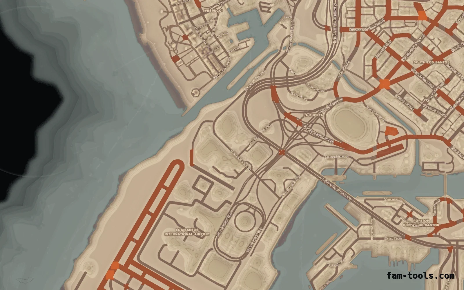 Halloween Mixed light Halloween FiveM minimap, the harbour