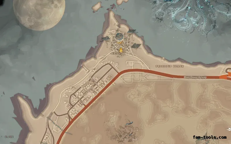 Halloween Mixed light HAUNTED TOPO DAY FiveM-compatible minimap for GTA 5 — without postal codes — showing Paleto Bay and Mount Chiliad