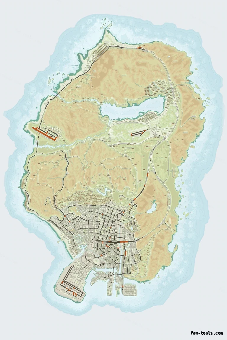 Removing vanilla props and objects from the FiveM map — illustrated with a FiveM-compatible minimap render