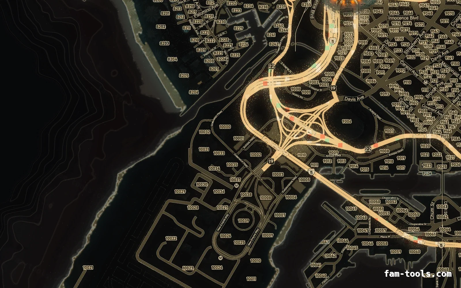 Christmas Orange Christmas FiveM minimap, the harbour