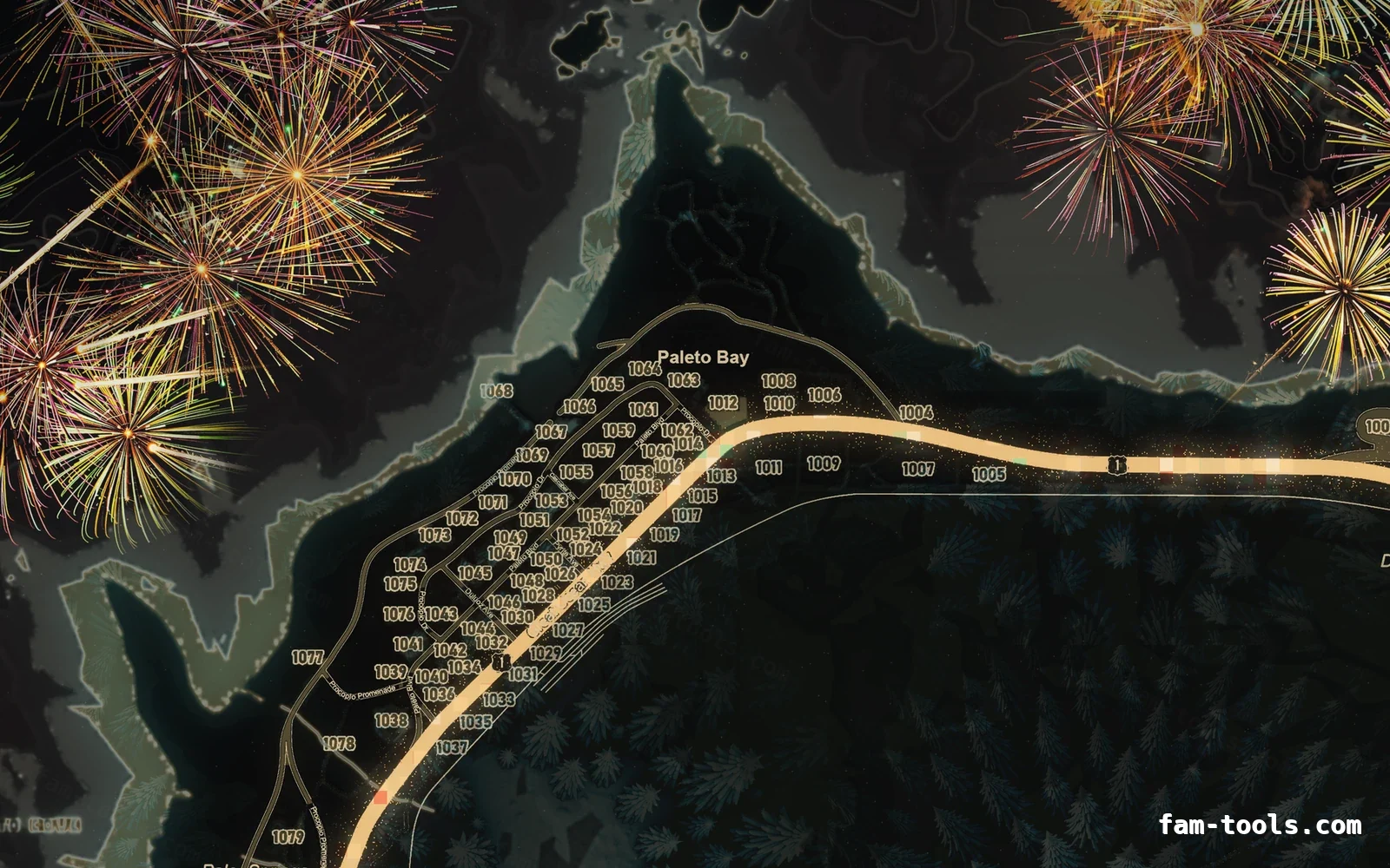 Christmas Orange Christmas FiveM minimap, paleto bay