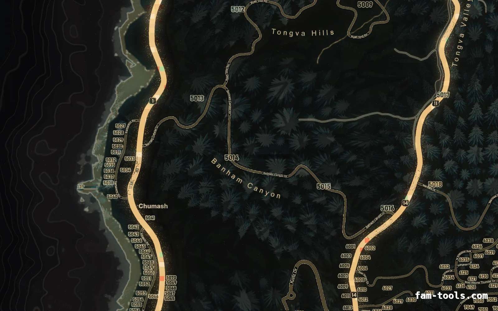 Christmas Orange Christmas FiveM minimap, the west coast