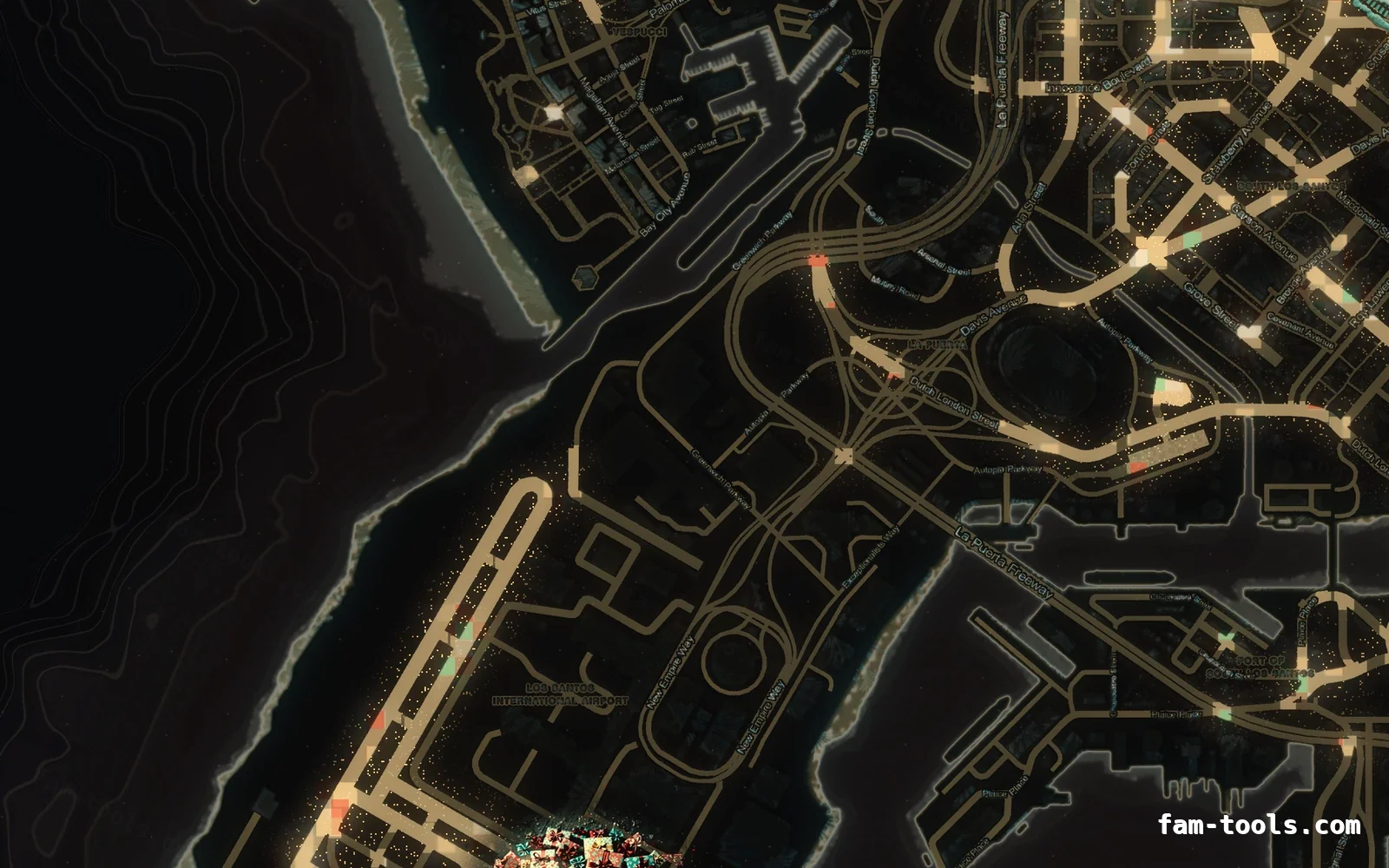 Christmas Orange Christmas FiveM minimap, the harbour