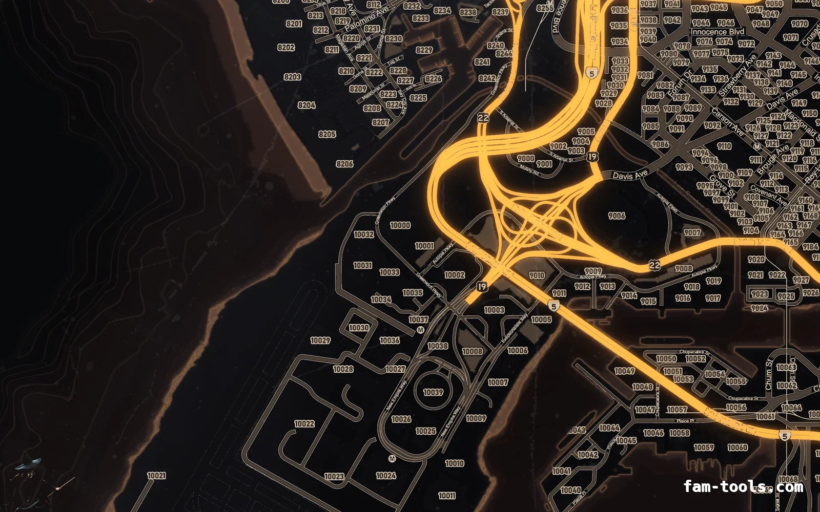 Halloween Orange Halloween minimap — The harbour Halloween Orange Halloween FiveM minimap, the harbour