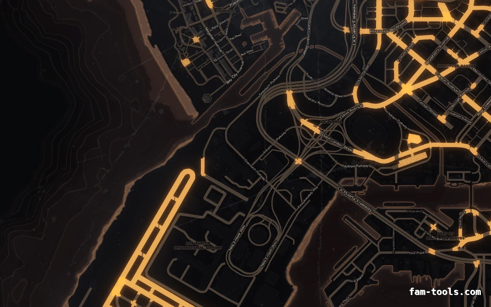 Halloween Orange Halloween minimap — The harbour Halloween Orange Halloween FiveM minimap, the harbour