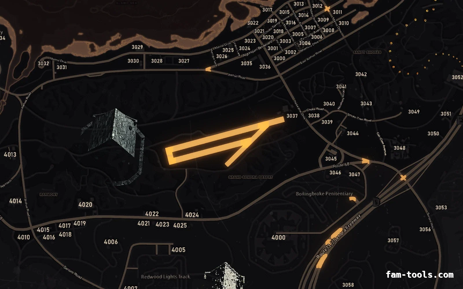 Halloween Orange Halloween FiveM minimap, sandy shores