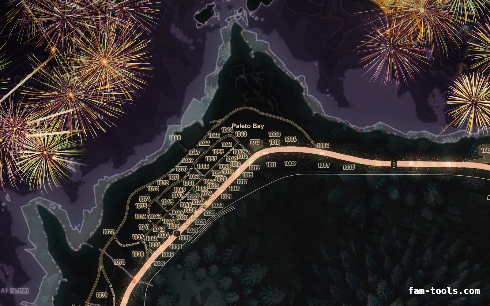 Christmas Pink Christmas FiveM minimap, paleto bay