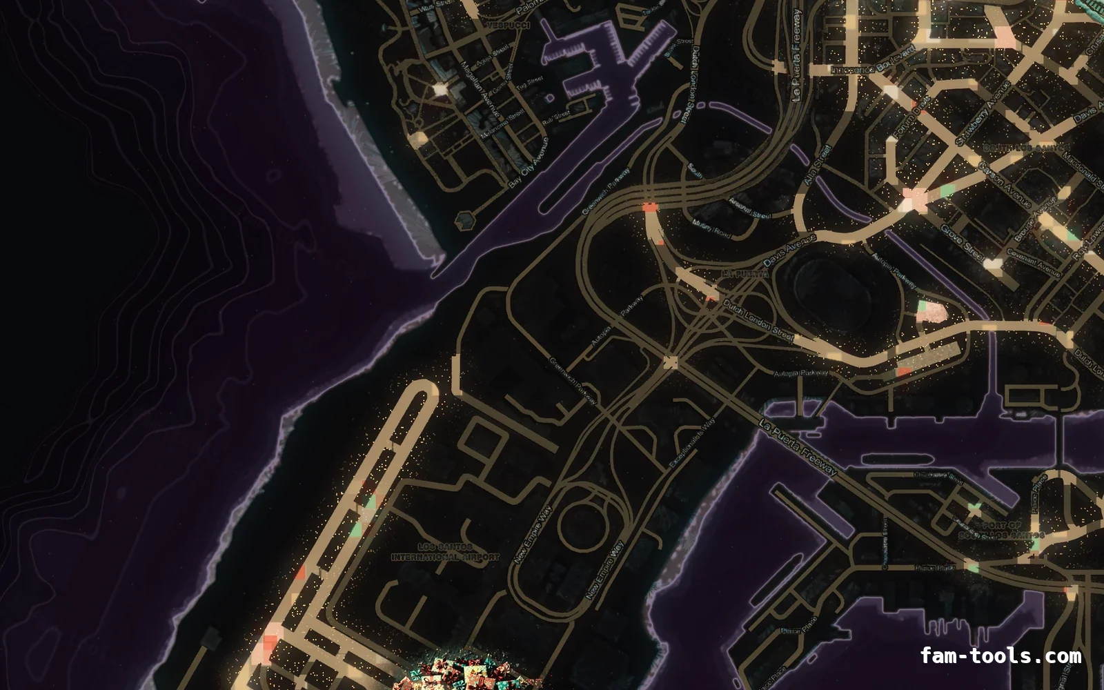 Christmas Pink Christmas minimap — The harbour Christmas Pink Christmas FiveM minimap, the harbour