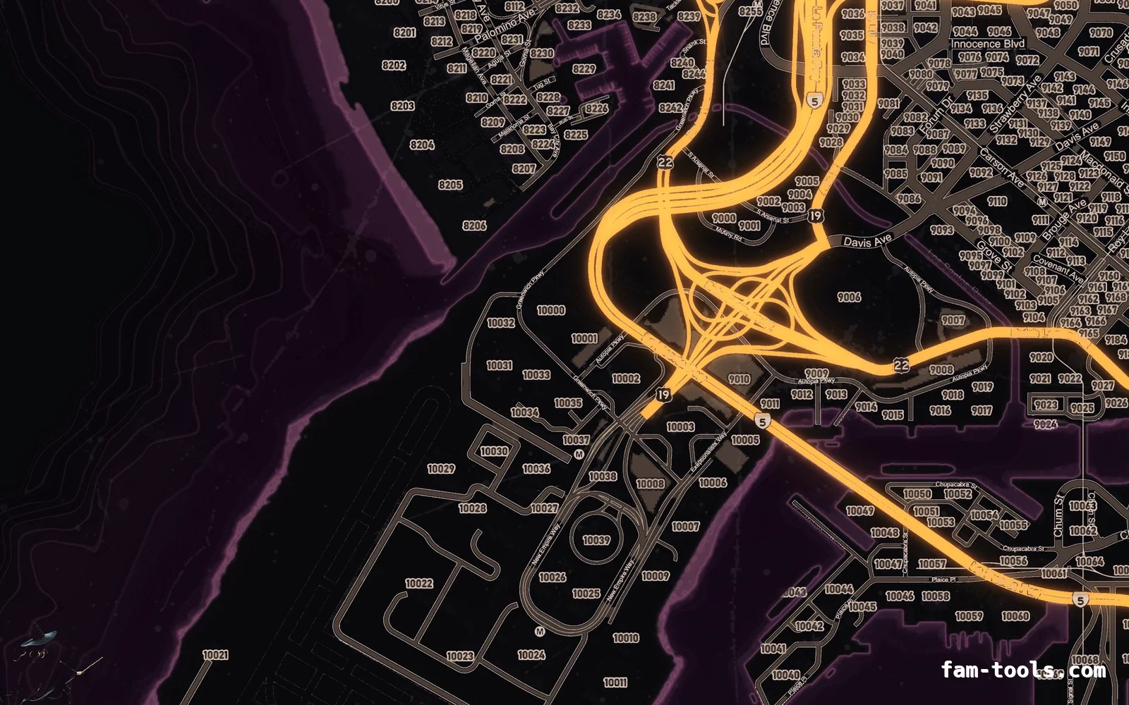 Halloween Pink Halloween minimap — The harbour Halloween Pink Halloween FiveM minimap, the harbour