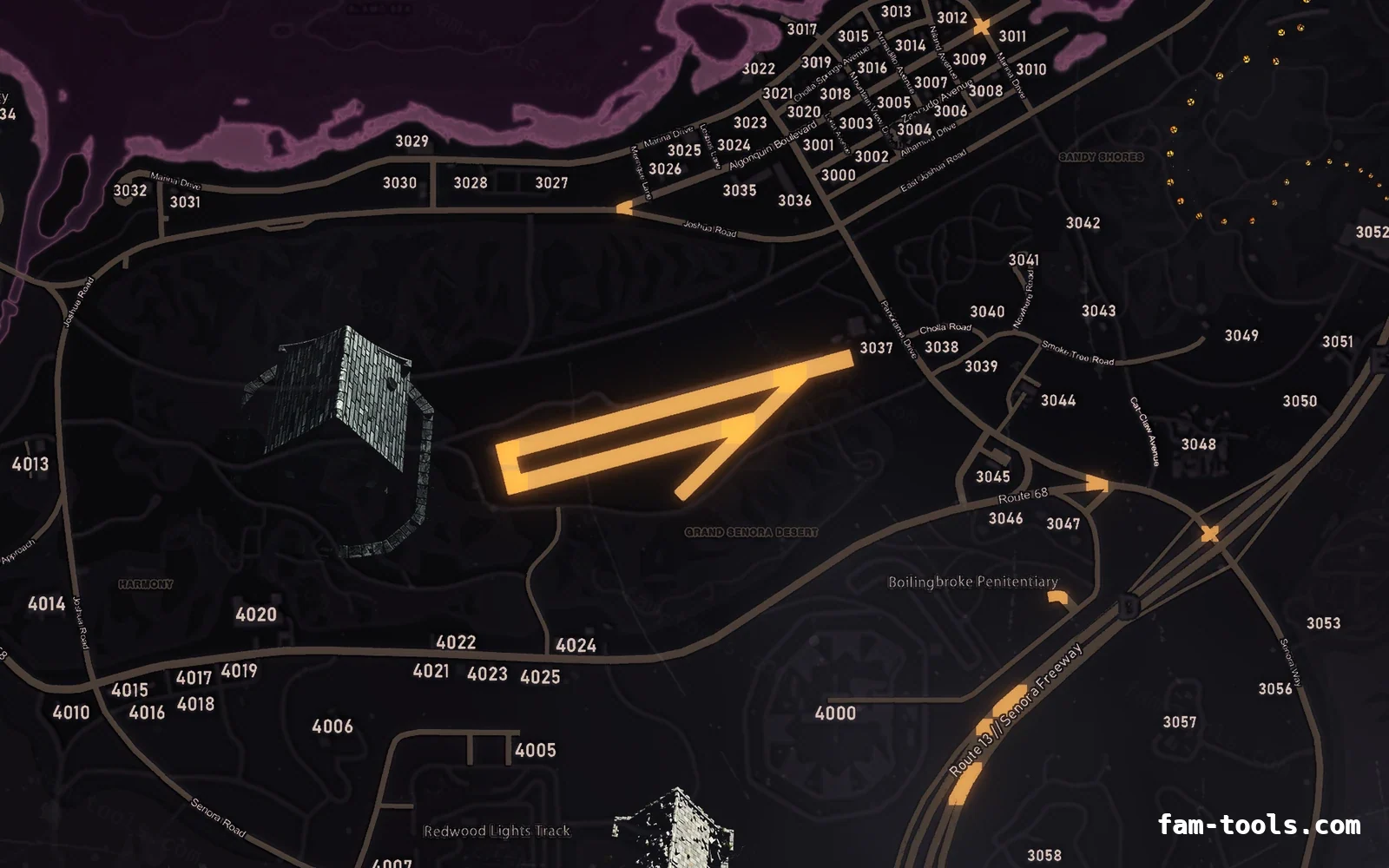 Halloween Pink Halloween FiveM minimap, sandy shores