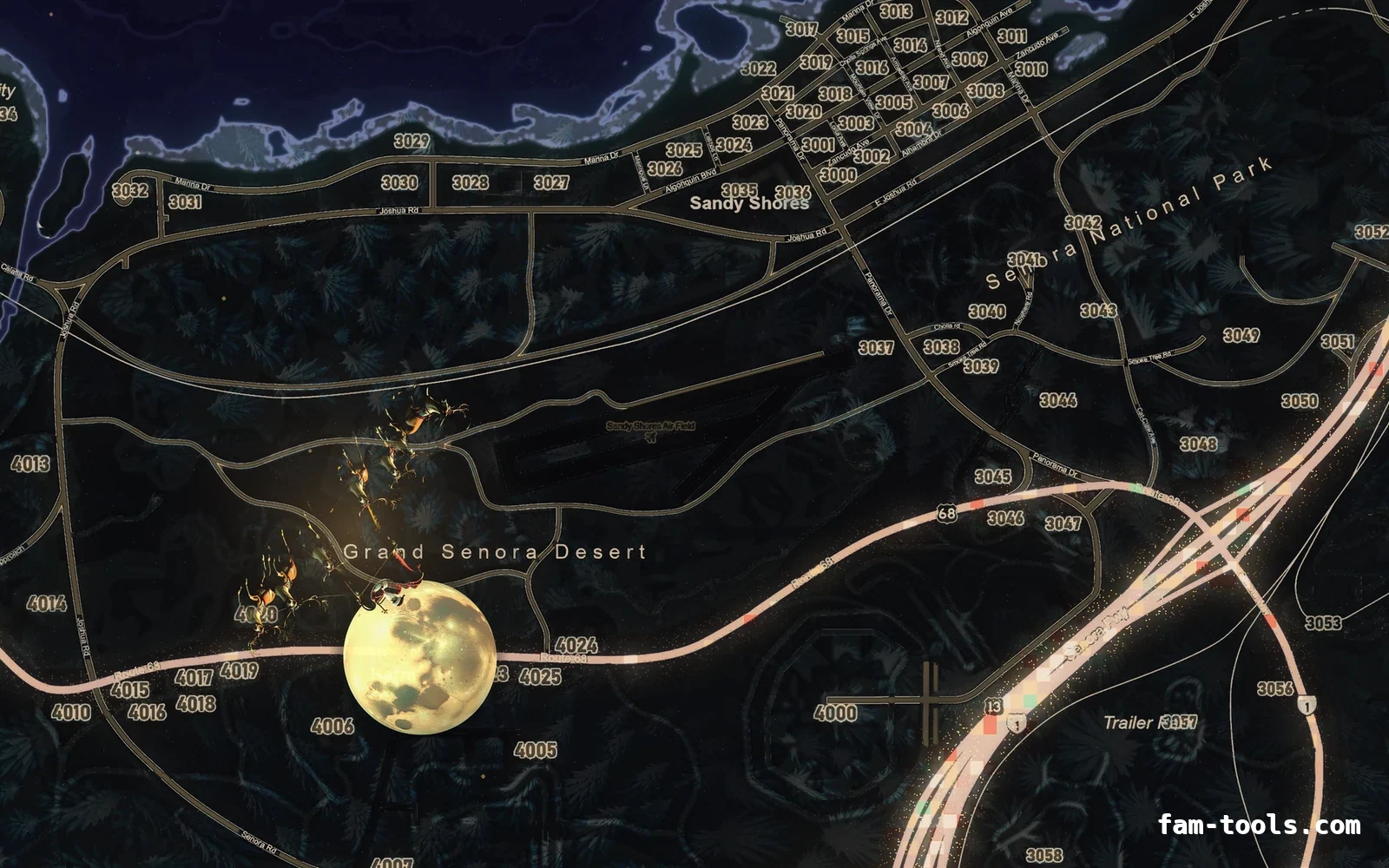 Christmas Purple Christmas minimap — Sandy Shores Christmas Purple Christmas FiveM minimap, sandy shores