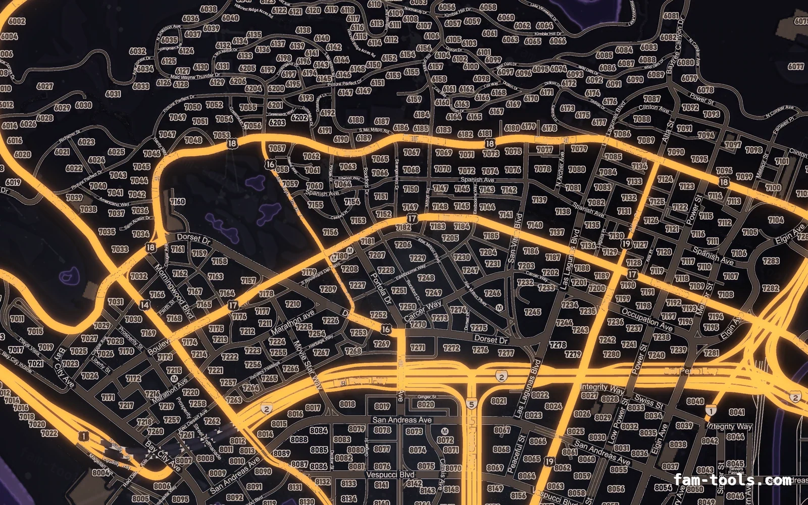 Halloween Purple Halloween FiveM minimap, los santos