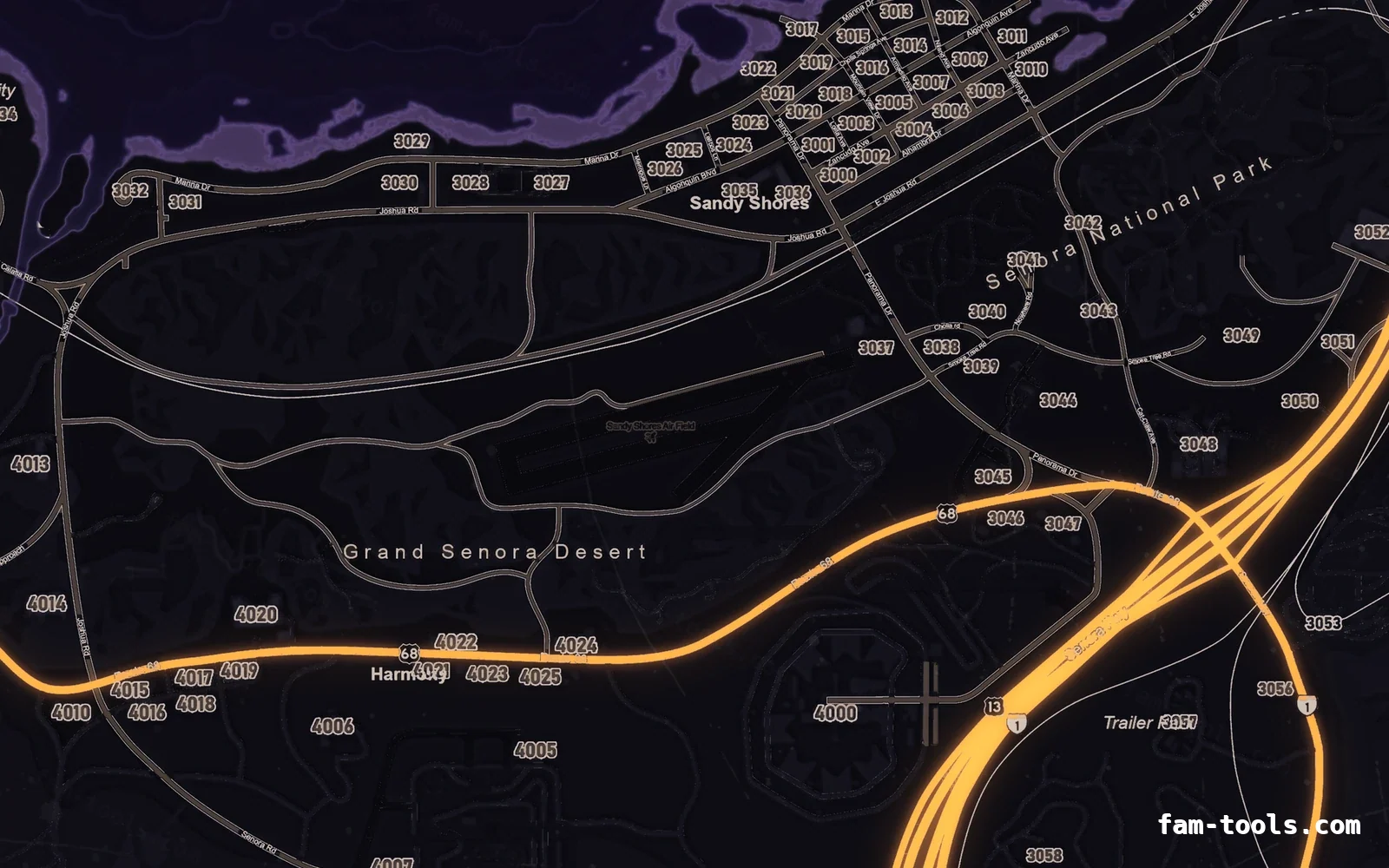 Halloween Purple Halloween FiveM minimap, sandy shores
