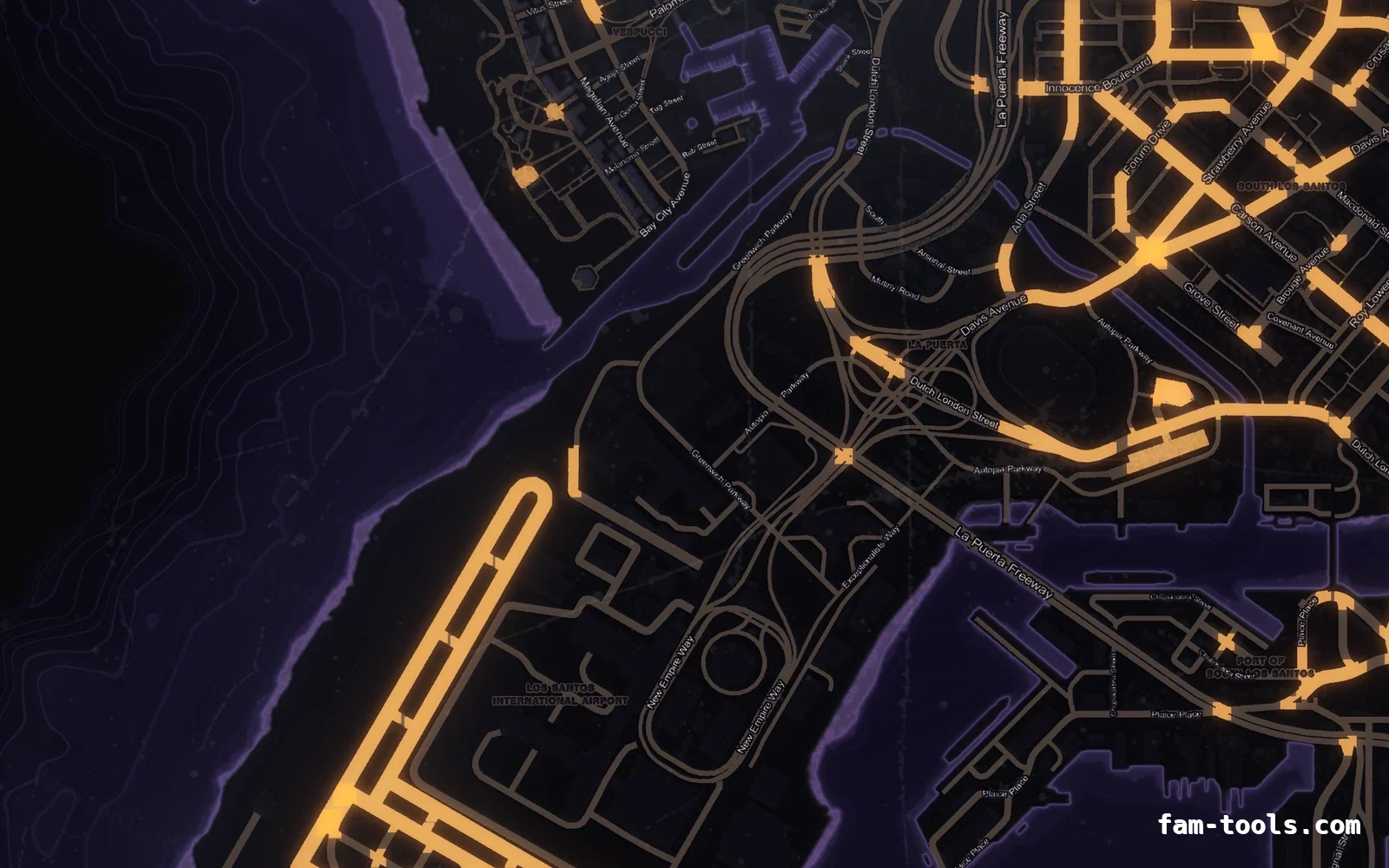 Halloween Purple Halloween minimap — The harbour Halloween Purple Halloween FiveM minimap, the harbour