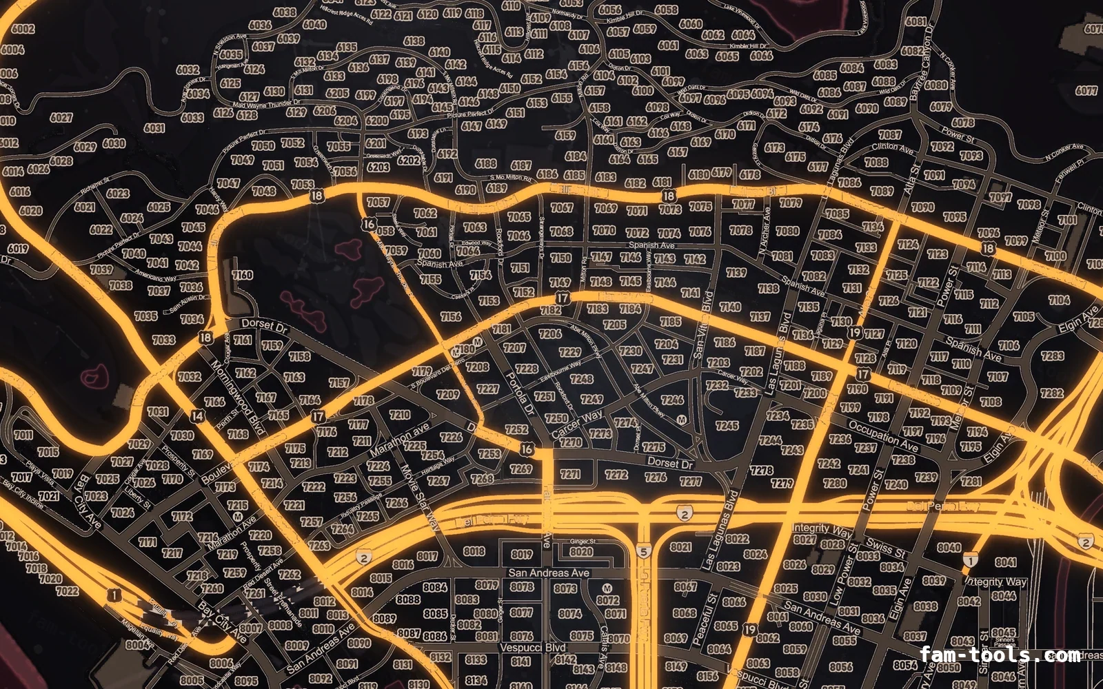 Halloween Red Halloween FiveM minimap, los santos