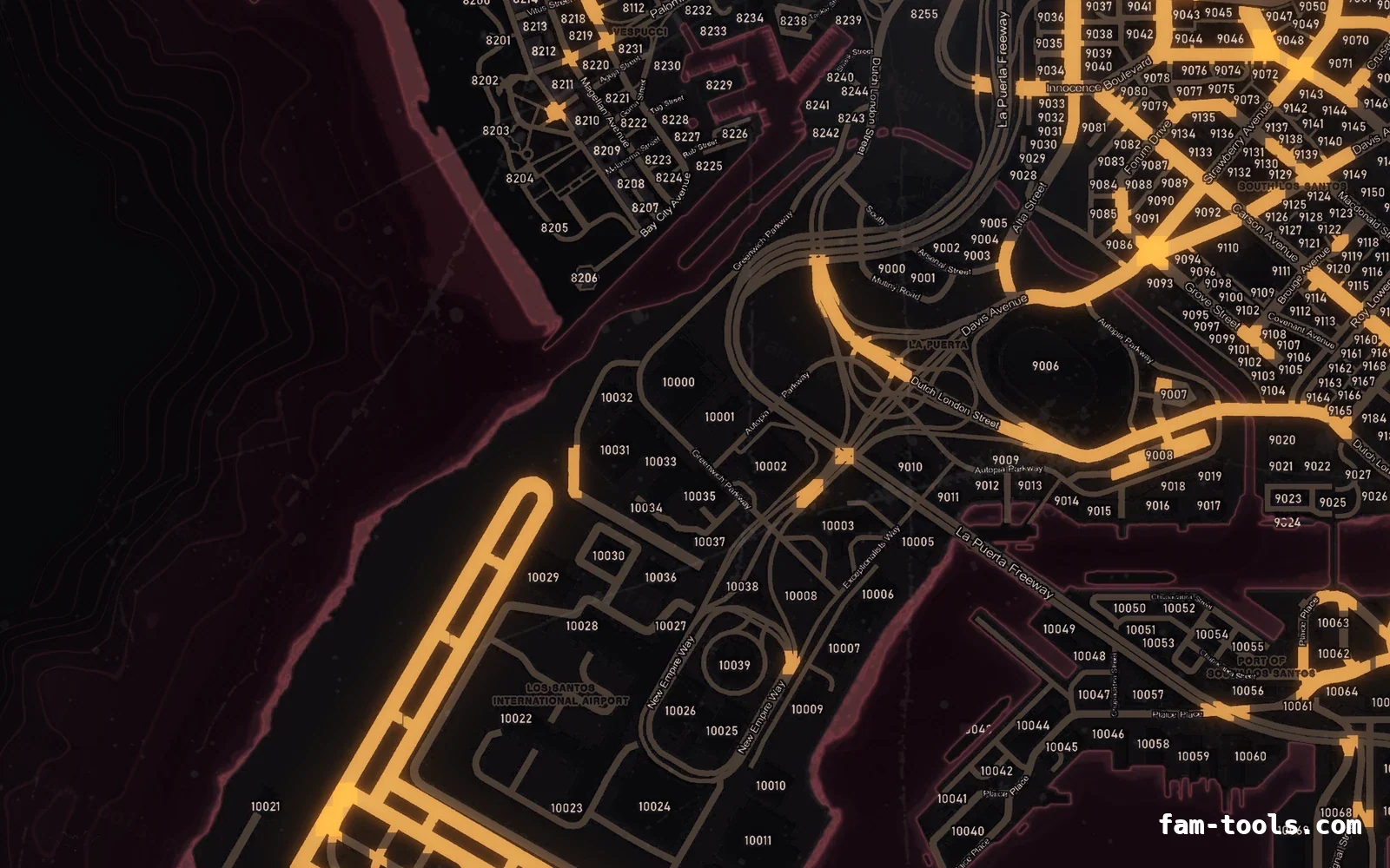 Halloween Red Halloween FiveM minimap, the harbour
