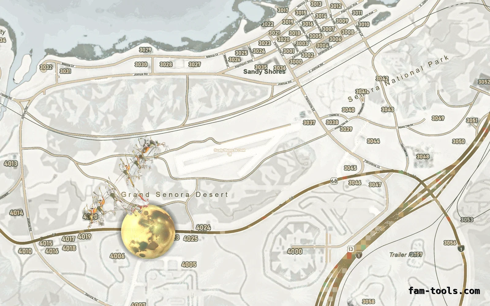 Christmas White Christmas FiveM minimap, sandy shores