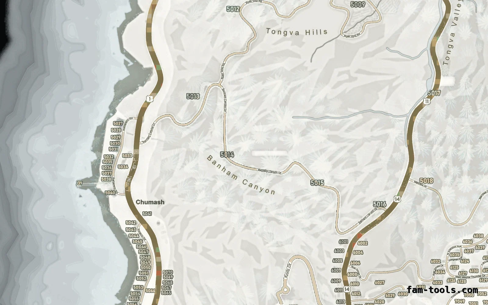 Christmas White Christmas FiveM minimap, the west coast