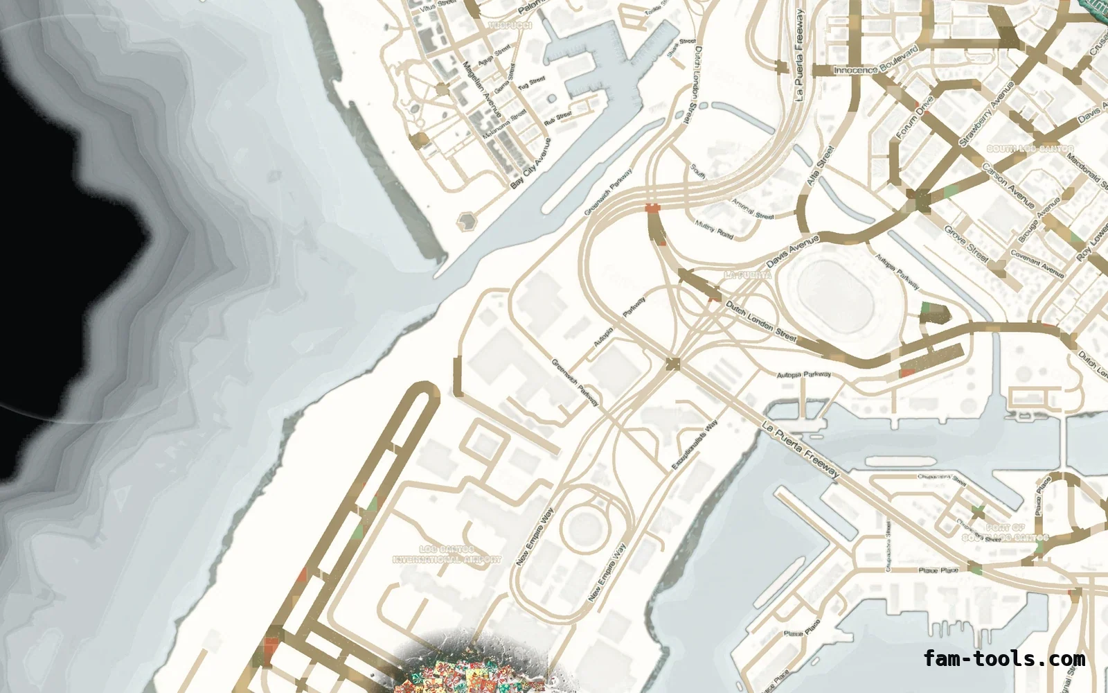 Christmas White Christmas minimap — The harbour Christmas White Christmas FiveM minimap, the harbour