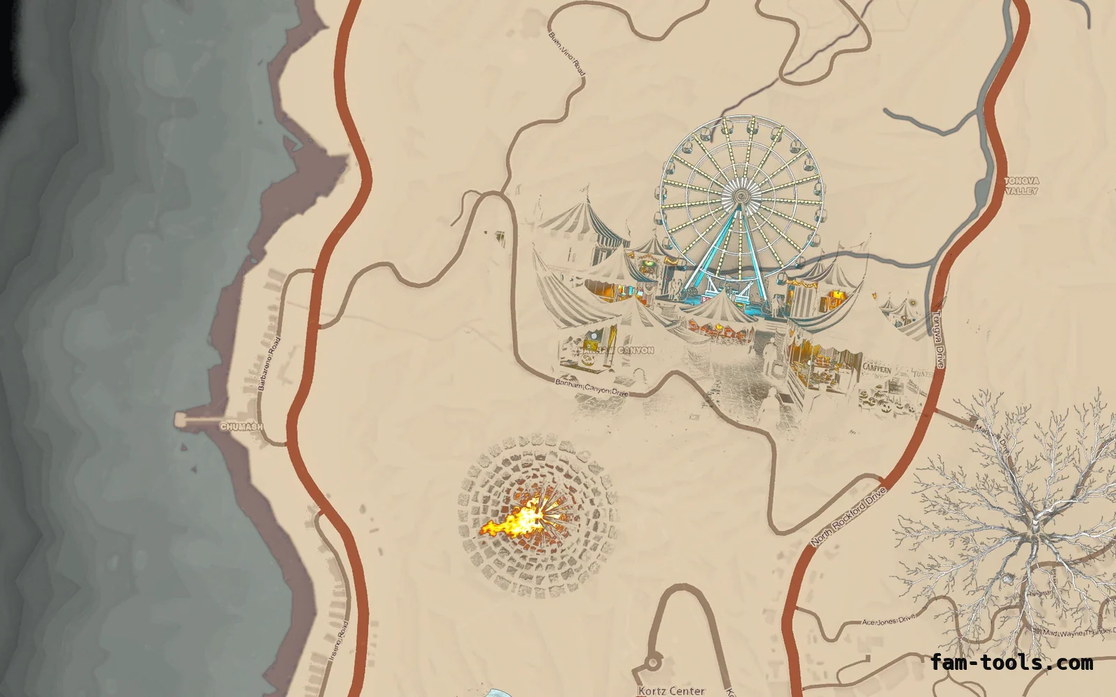 Halloween White Halloween minimap — The west coast Halloween White Halloween FiveM minimap, the west coast