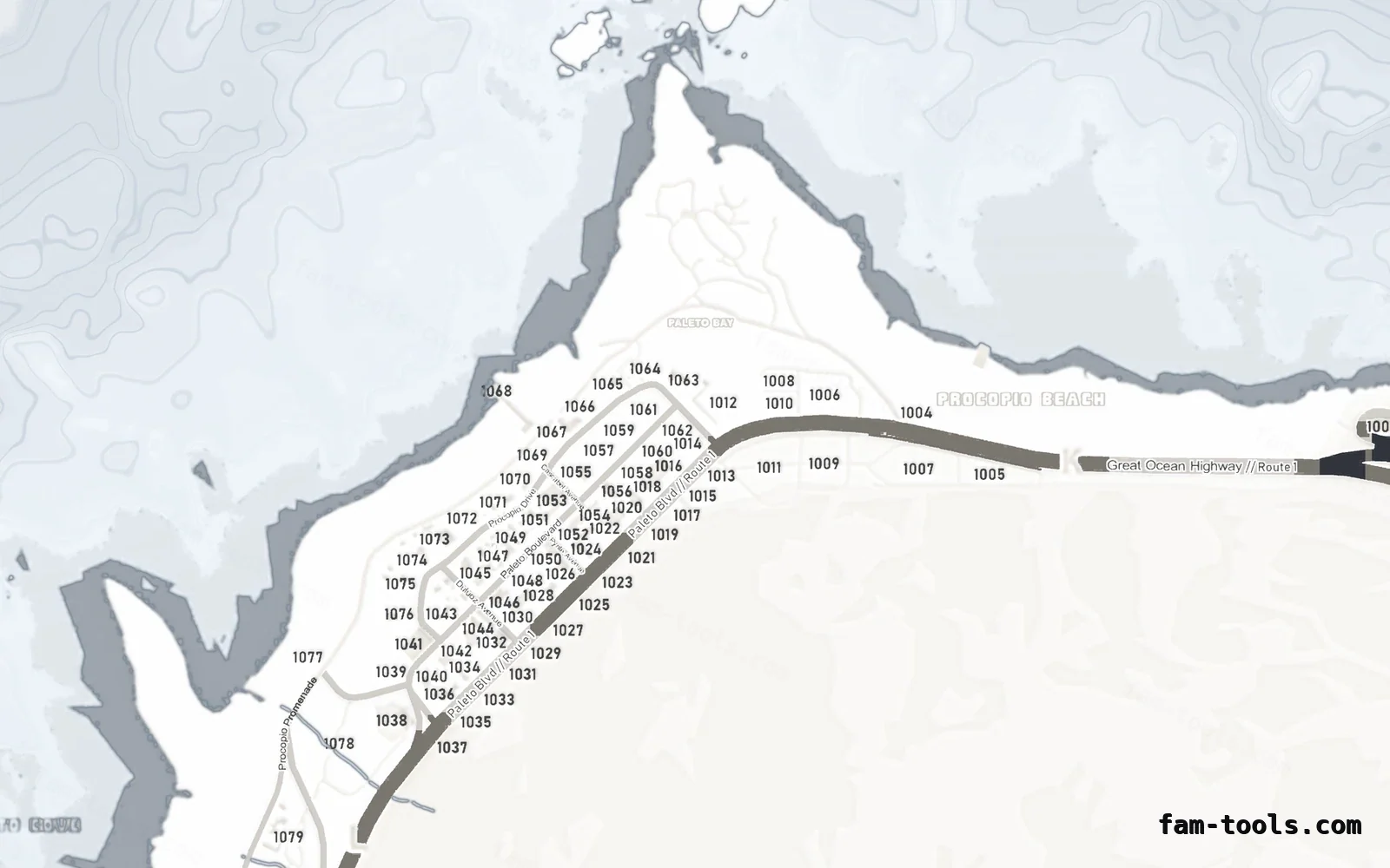White ALABASTER FiveM-compatible minimap for GTA 5 — with postal codes — showing Paleto Bay and Mount Chiliad