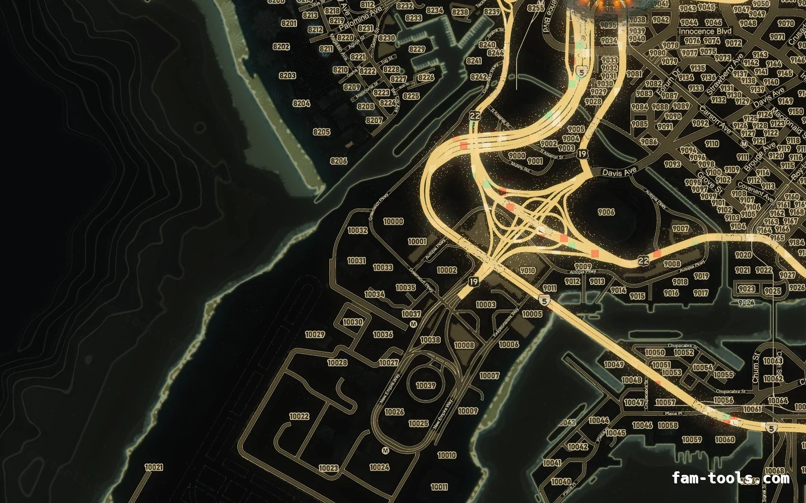 Christmas Yellow Christmas FiveM minimap, the harbour