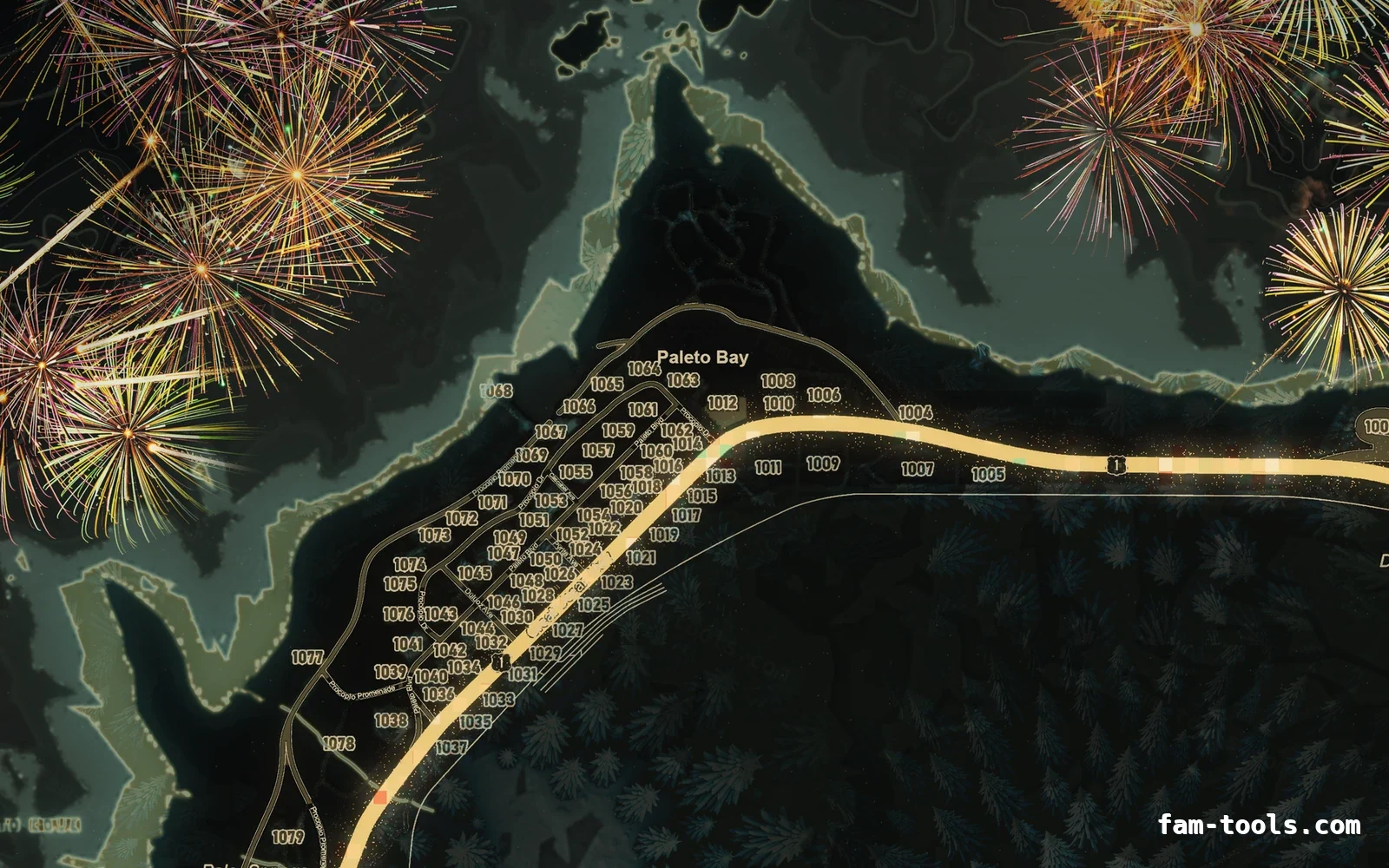 Christmas Yellow Christmas FiveM minimap, paleto bay
