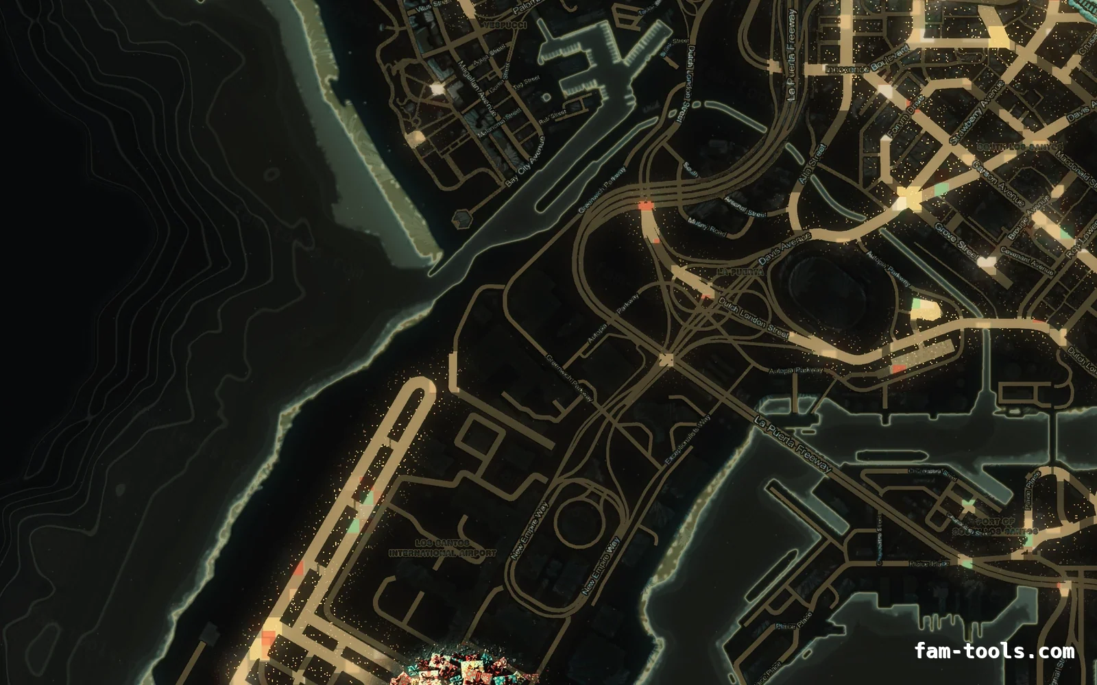 Christmas Yellow Christmas minimap — The harbour Christmas Yellow Christmas FiveM minimap, the harbour