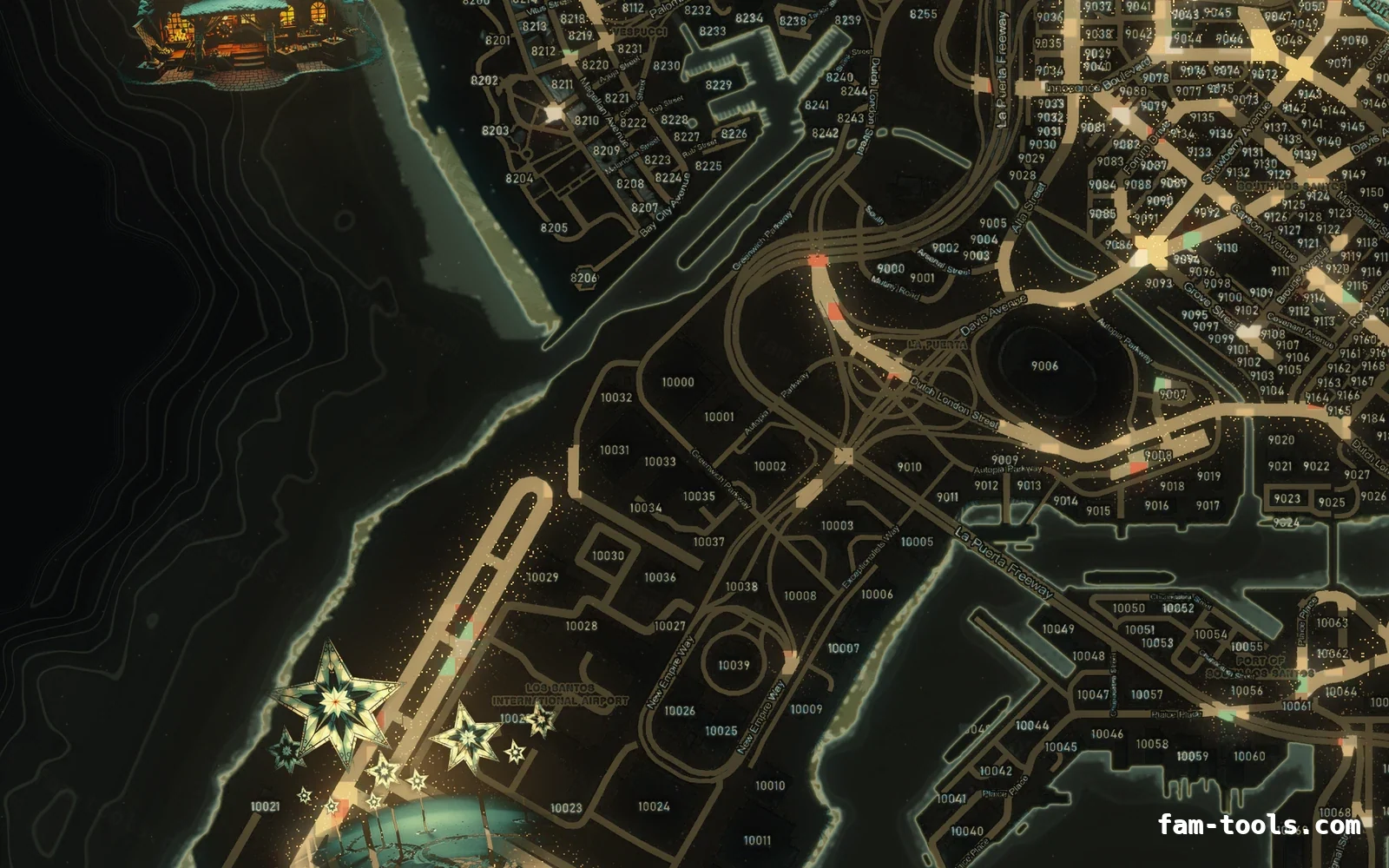 Christmas Yellow Christmas minimap — The harbour Christmas Yellow Christmas FiveM minimap, the harbour