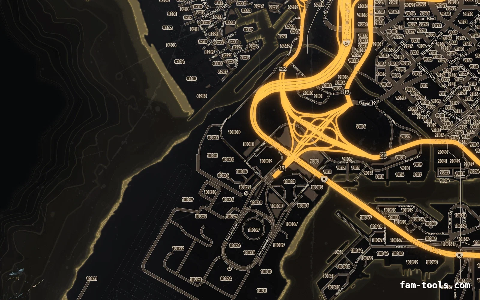 Halloween Yellow Halloween minimap — The harbour Halloween Yellow Halloween FiveM minimap, the harbour