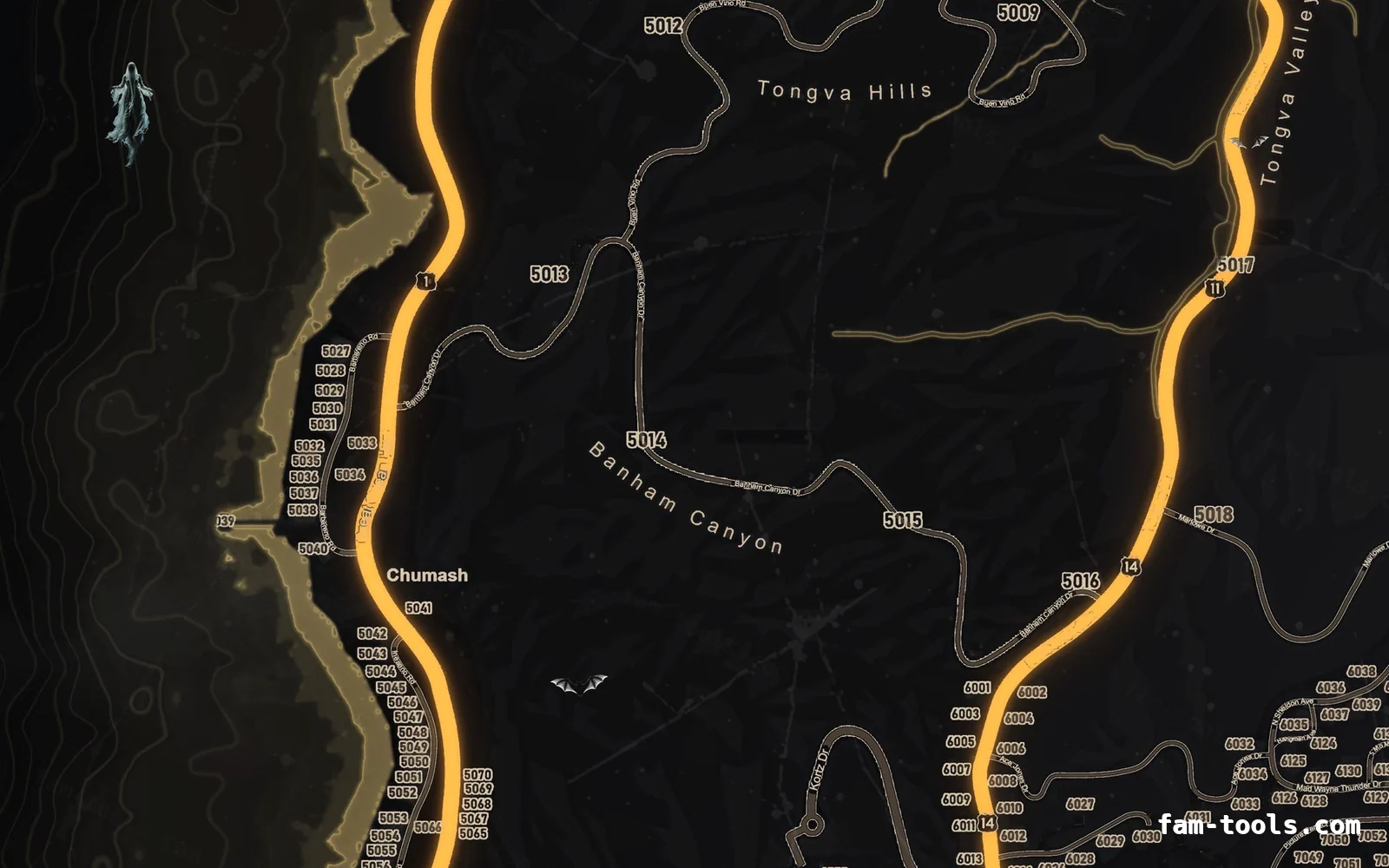 Halloween Yellow Halloween minimap — The west coast Halloween Yellow Halloween FiveM minimap, the west coast