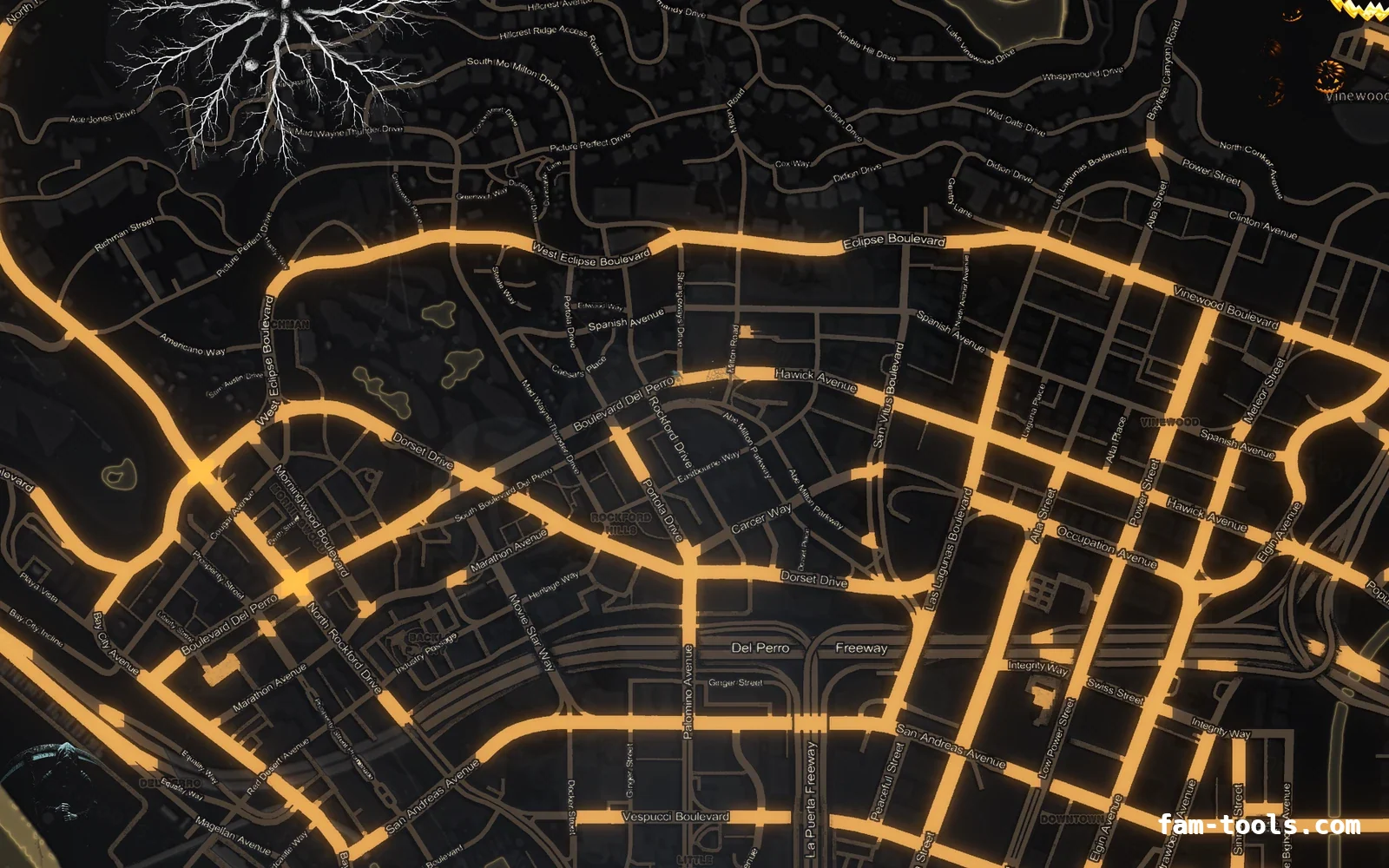 Halloween Yellow Halloween FiveM minimap, los santos