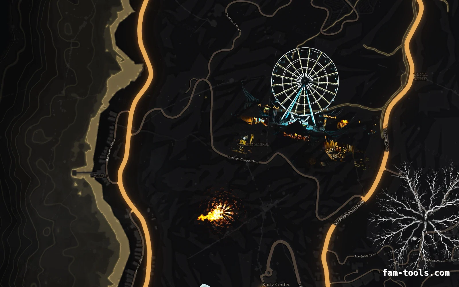 Halloween Yellow Halloween FiveM minimap, the west coast