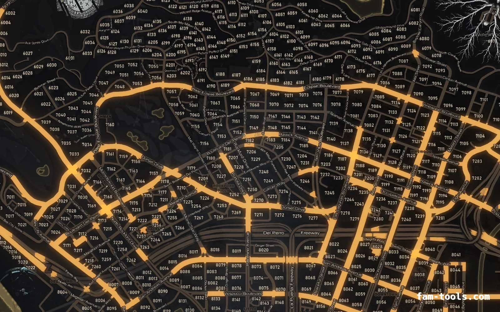 Halloween Yellow Halloween FiveM minimap, los santos