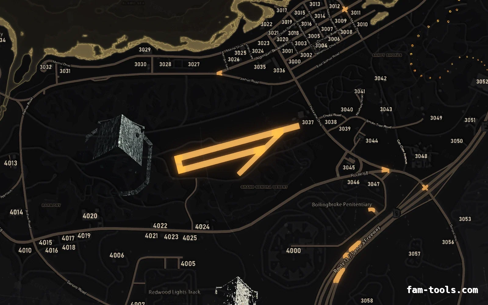 Halloween Yellow Halloween FiveM minimap, sandy shores