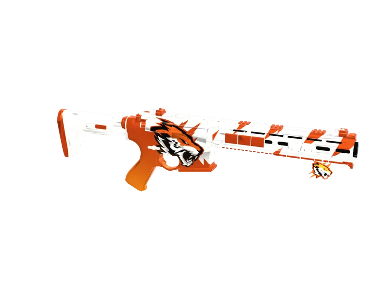 762 Tigerfang — 3D render of the rifle model, shown from the side