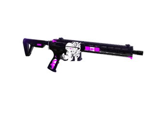 762 Twisted — 3D render of the rifle model, shown from the side