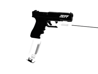 94spersonal — 3D render of the pistol model, shown from the side
