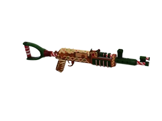 Akcandy — 3D render of the rifle model, shown from the side