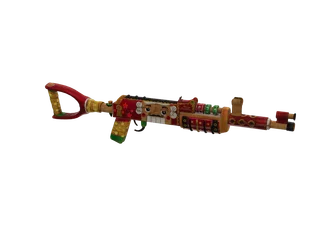 Aktoy — 3D render of the rifle model, shown from the side