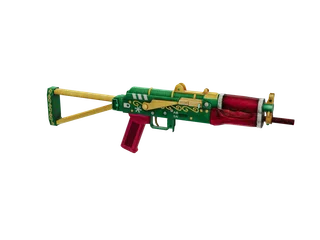 Akugift — 3D render of the rifle model, shown from the side