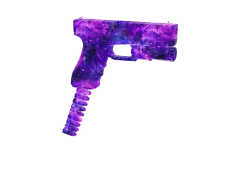 Animated Darkmatter — 3D render of the pistol model, shown from the side