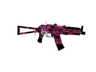Anime47 — 3D render of the smg model, shown from the side
