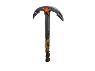 Bataq — 3D render of the melee model, shown from the side