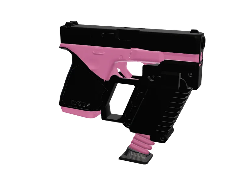 Bullyglock — 3D render of the pistol model, shown from the side
