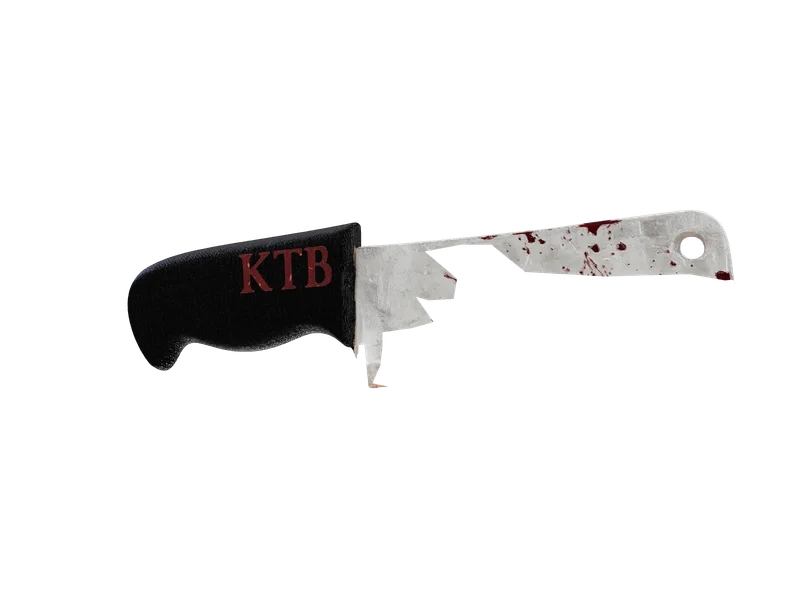 Butcher — 3D render of the pistol model, shown from the side