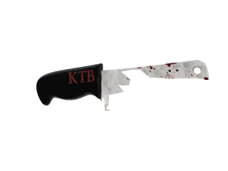 Butcher — 3D render of the pistol model, shown from the side