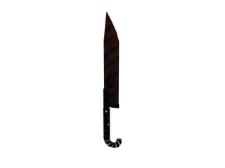 Candyknife — 3D render of the melee model, shown from the side