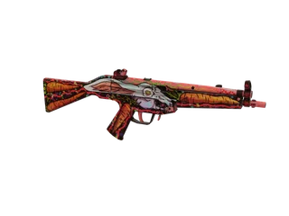 Carrotsmg — 3D render of the smg model, shown from the side
