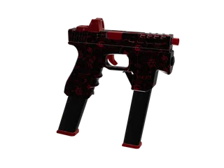 Devil — 3D render of the pistol model, shown from the side